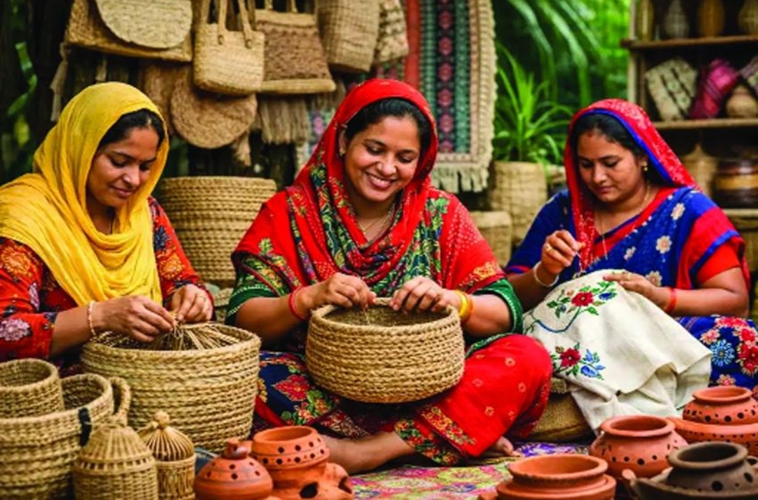 🧵 কুটির শিল্প: ঐতিহ্য, সৃজনশীলতা ও স্বাবলম্বী হওয়ার সম্ভাবনা
